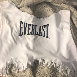 Everlast tank top cut off homemade size xl altered